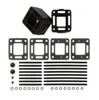 3” Spacer Blocks  with fastener and gasket package, Pair - MC-20-93320A3 - Barr Marine